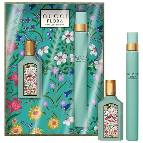 gucci mini flora gorgeous jasmine eau de parfum perfume set|Gucci Flora Gorgeous Jasmine gift set in eau de .